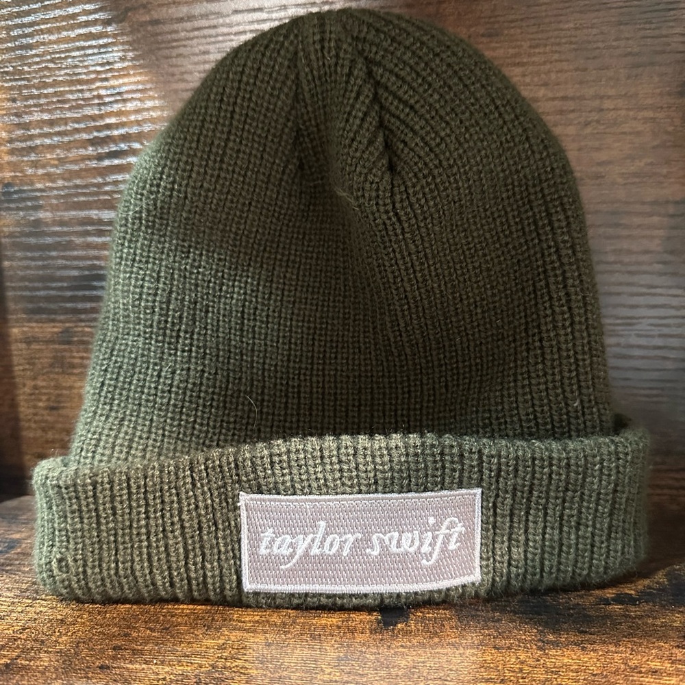Taylor Swift Olive Green Beanie